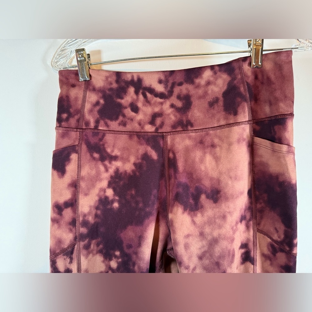 Victoria's Secret Women's Brown Tie Dye High Waist Leggings Size 14 - Picture 2 of 10